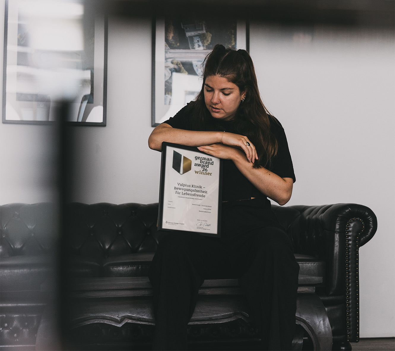 Nadine mit dem German Brand Award 2026
