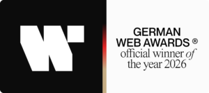 German Web Award 2026 Siegel